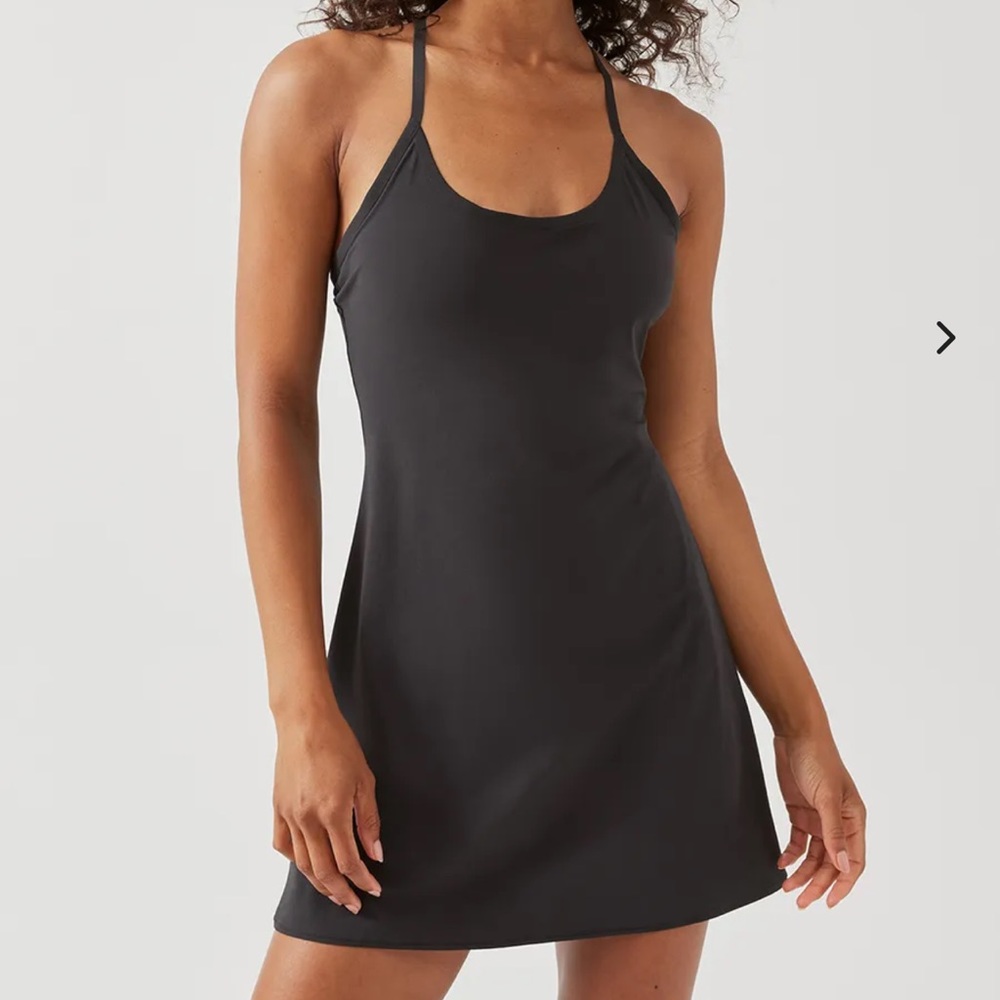 Outdoor voices exercise dress - black